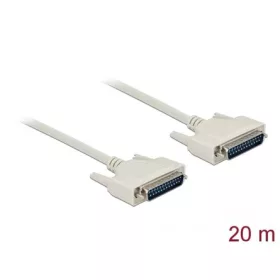   Delock D-Sub 25pin -> D-Sub 25pin M/M adatkábel 20m bézs
