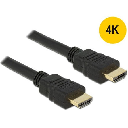 Delock KAB Delock 84752 A dugós - A dugós High Speed HDMI Ethernettel 4K - 1m