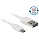 Delock Easy-USB A -> EasyUSB micro-B M/M adatkábel 0.5m fehér