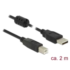   Delock Kábel - 84897 (USB2.0, A-B nyomtató kábel, apa/apa, ferrit, 2m)