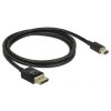 Delock KAB Delock 84927 Mini DisplayPort - DisplayPort kábel 8K 60Hz - 1m