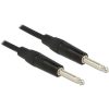 Delock Jack 6,3mm M/M audio kábel 3m fekete