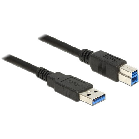 Delock KAB Delock 85068 USB 3.0-s kábel A-típusú csatlakozódugóval > USB 3.0-s, B-típusú csatlakozódugóval, 2,0 m, fe