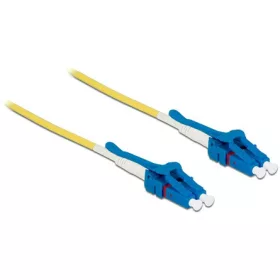   Delock LC Duplex -> LC Duplex M/M adatkábel 3m sárga Singlemode OS2, Uniboot
