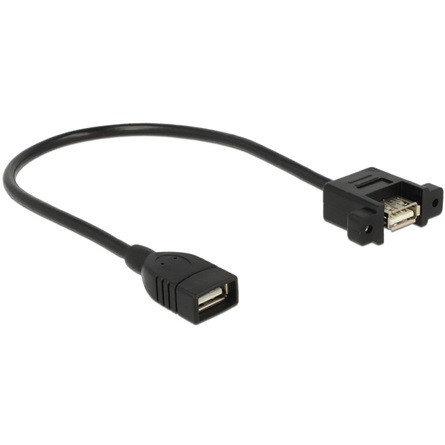 Delock KAB Delock 85105 USB2.0 Type-A anya > USB2.0 Type-A anya kábel - 0,25m