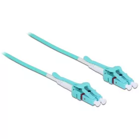   Delock LC Duplex -> LC Duplex M/M adatkábel 3m kék Multimode OM3 Uniboot