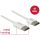 Delock HDMI 2.0 - HDMI 2.0 M/M video kábel 3m fehér slim premium