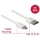 Delock HDMI Ethernet -> HDMI micro D M/M video jelkábel 0.5m fehér 4K 60Hz