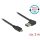Delock Easy-USB A -> EasyUSB micro-B M/M adatkábel 2m fekete 90°/egyenes