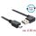 Delock Easy-USB A -> USB-B 2.0 mini M/M adatkábel 0.5m fekete 90°/egyenes