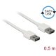 Delock Easy-USB A - Easy-USB M/M adatkábel 0.5m fehér