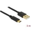 Delock KAB Delock 85209 USB-C 2.0 A kábel - 3m