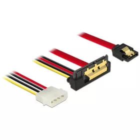   Delock SATA 3 Molex Power 4pin -> SATA 22pin F/F adatkábel 0.3m