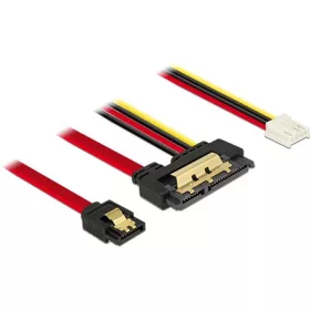   Delock SATA 3 Floppy Power -> SATA 22pin F/F adatkábel 0.3m