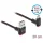 Delock Easy-USB A -> EasyUSB micro-B M/M adatkábel 0.2m fekete 90° fel/le