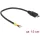 Delock USB-B 2.0 micro -> nyitott vezeték M/M tápkábel 0.15m fekete