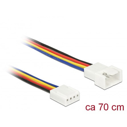 Delock Power 4pin PWM M/F tápkábel hosszabbító 0.7m