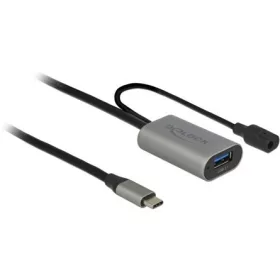   Delock USB-C -> USB-A 3.2 Gen 1 M/F aktív adatkábel hosszabbító 5m fekete