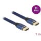 Delock certified HDMI 2.1 -> HDMI 2.1 M/M video kábel 1m kék