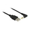 Delock átalakítú - 85544 (USB - DC csatlakozó dugó 4.0 x 1.7, 90 fokos, 1,5m)