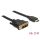 Delock KAB Delock 85584 DVI 18+1 csatlakozódugó > HDMI-A csatalakozódugó - fekete - 2 m