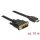 Delock kétirányú HDMI 1.4 <-> DVI-D M/M video kábel 10m fekete