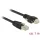 Delock 1 m-es RJ45 dugó > RJ45 dugó csavarokkal csatlakozós Cat.6 SSTP kábel