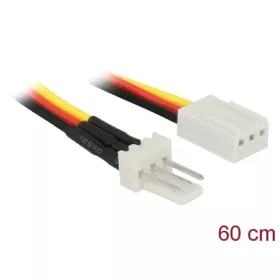   Delock Power 3pin -> Power 3pin M/F tápkábel hosszabbító 0.6m