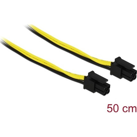 Delock Micro Fit 3.0 Kábel, 4 tűs dugó - dugó 50 cm