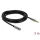 Delock Jack stereo 3,5mm (3pin) -> Jack stereo 3,5mm (3pin) M/F audio kábel hosszabbító 3m fekete 6,35mm-es adapterrel