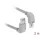 Delock RJ45 CAT6A S/FTP -> RJ45 CAT6A S/FTP M/M adatkábel 2m szürke 90° fel/le