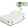 Delock Optikai szál csatlakoztató doboz DIN sínhez csatlakozó tartállyal és 2 x SC Simplex coupler-rel
