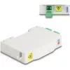 Delock Optikai szál csatlakoztató doboz DIN sínhez csatlakozó tartállyal és 2 x SC Simplex coupler-rel