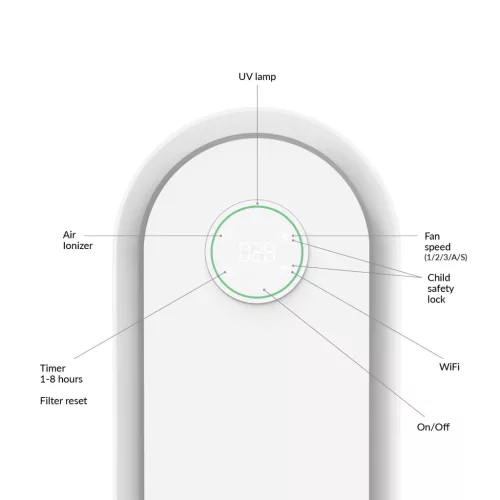 TrueLife Air Purifier P5  Légtisztító