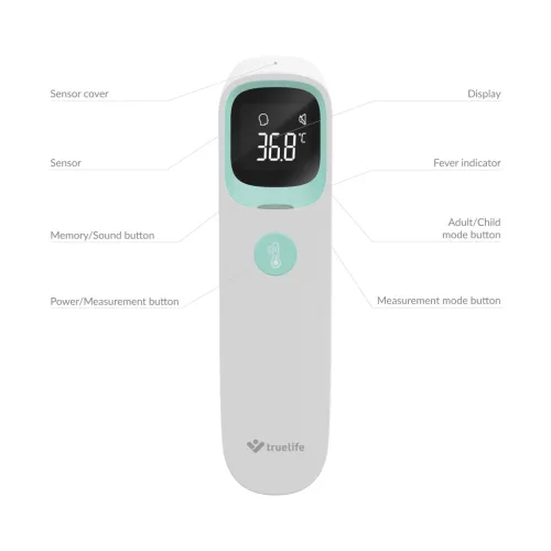 TrueLife CARE Q10 BT Érintés mentes Lázmérő