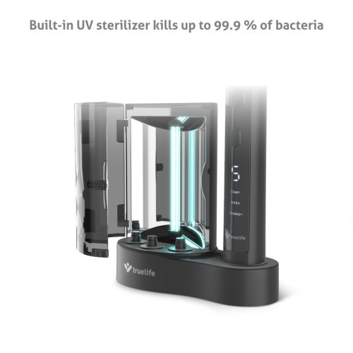 TrueLife SonicBrush K150 Elektromos fogkefe UV sterilizálóval fekete