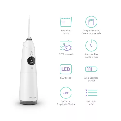TrueLife AquaFloss Compact C300 White Szájzuhany fehér