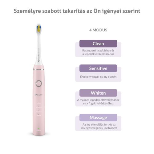 TrueLife SonicBrush Compact Pink Elektromos fogkefe rózsaszín