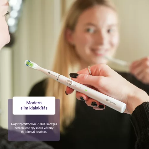 TrueLife SonicBrush Slim20 White Elektromos fogkefe Fehér