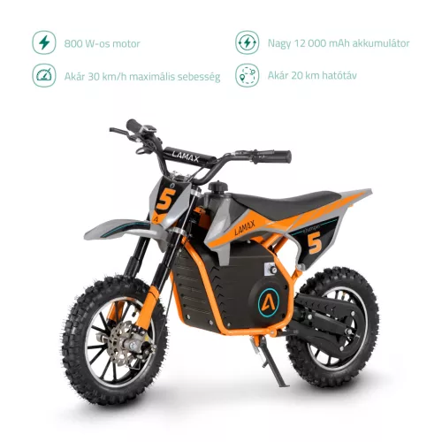 LAMAX eJumper DB50 Orange 800W elektromos gyerek motor