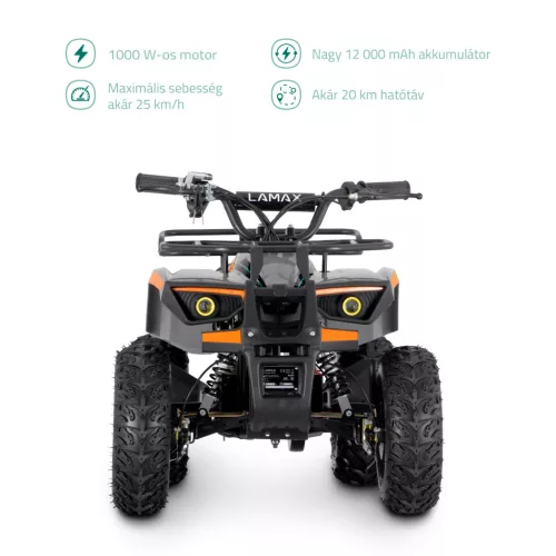 LAMAX eTiger ATV50S Orange 1000W Elektromos gyerek quad