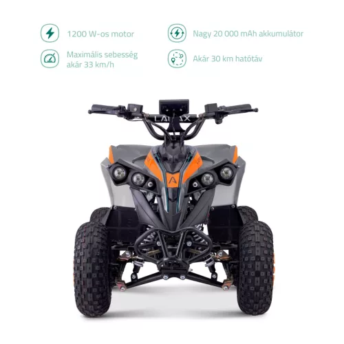 LAMAX eFalcon ATV50M Orange 1200W Elektromos gyerek quad