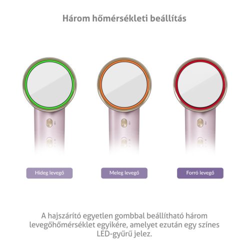 TrueLife HairDryer D6 Hajszárító Rózsaszín