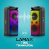 LAMAX PartyKing1 Max 200W Bluetooth Party hangszóró vezetéknélküli karaoke mikro