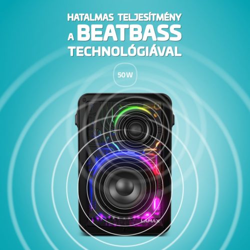 LAMAX CyberWave1 50W Bluetooth hangszóró