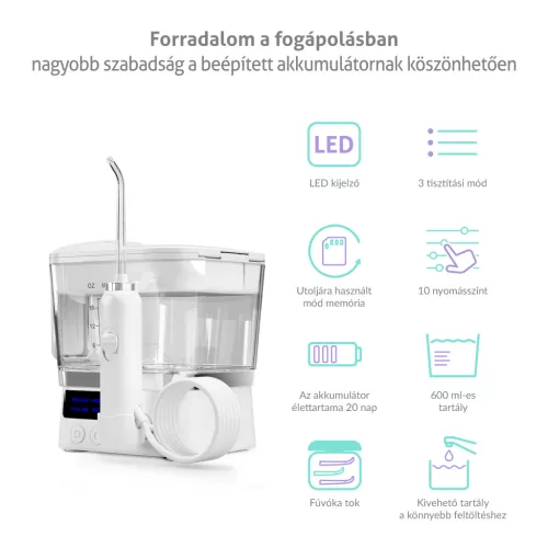 TrueLife AquaFloss Station F300 Szájzuhany Fehér