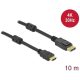 Delock DisplayPort 1.2 -> HDMI 1.4 M/M video kábel 10m fekete