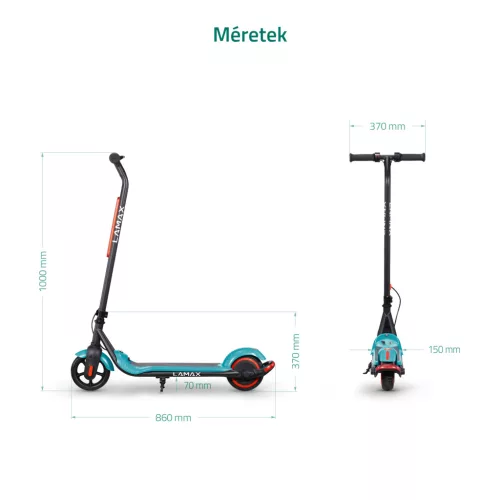 LAMAX eFlash SC20 gyerek elektromos roller