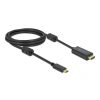 Delock KAB Delock 85970 Aktív USB-C - HDMI kábel (DP Alt Mode) 4K 60Hz - 2m