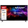 SHARP 85HP5265E 85"/215cm 4K Ultra HD QLED Google TV, 3840x2160, 4xHDMI/2xUSB